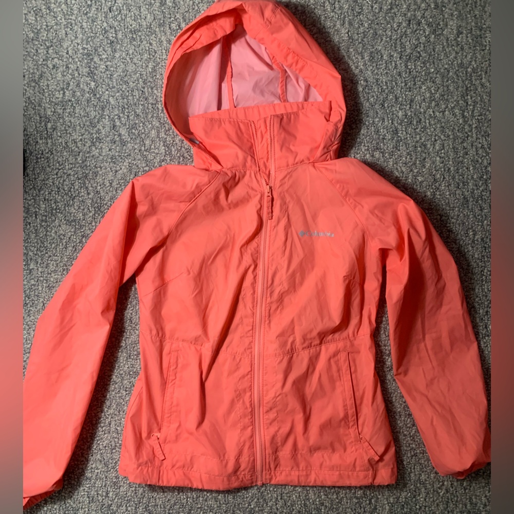 Columbia Vibrant Coral Outdoor Jacket